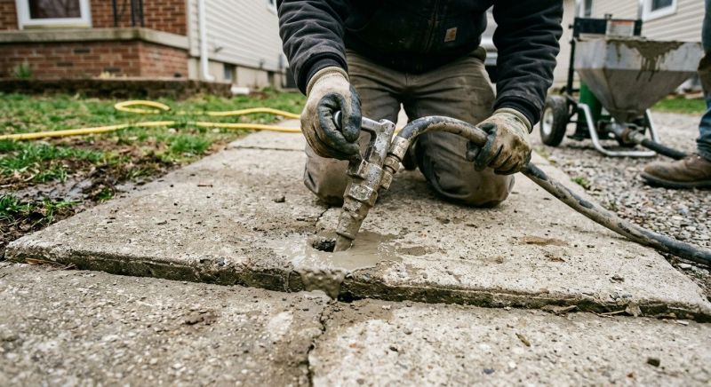 Concrete Leveling in West Des Moines, IA