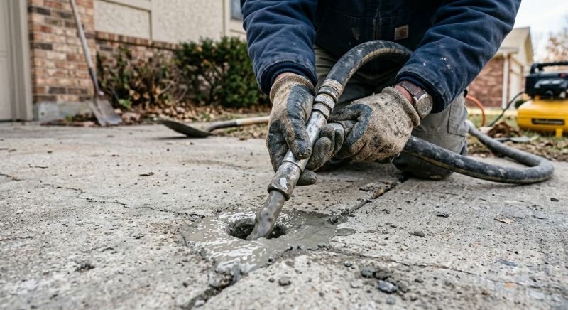 Concrete Slab Jacking in Columbus, OH