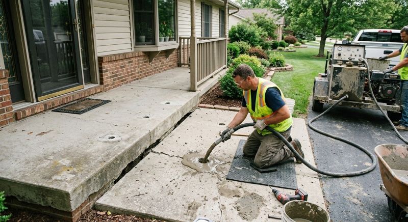 Sunken Patio Repair in Columbus, OH