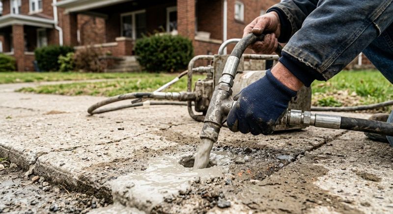 Walkway Leveling in Columbus, OH