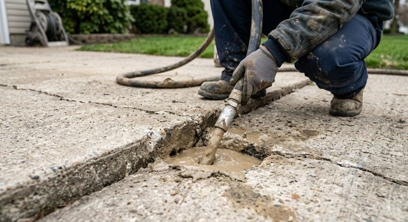 Concrete Settlement Repair in San Antonio, TX