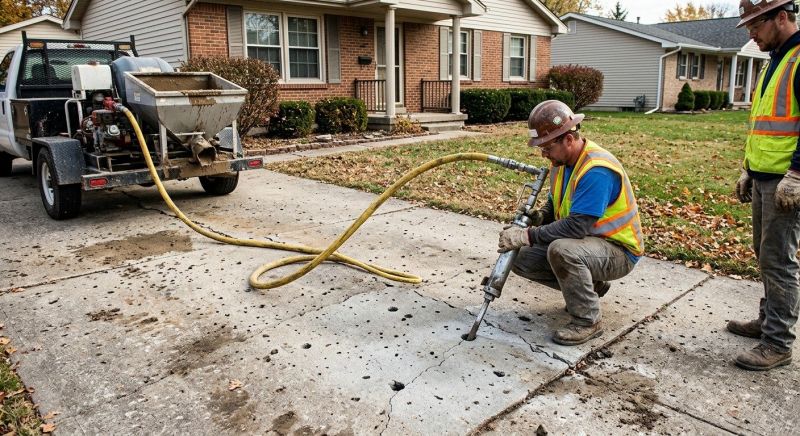 Driveway Slab Lifting Service
